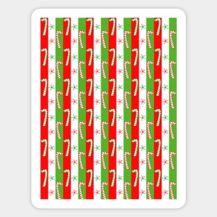 CHRISTMAS Candy Cane Stripes Sticker